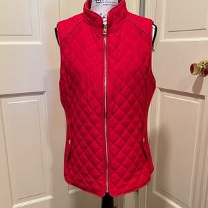 Chiccos Quilted Red Vest for Women
